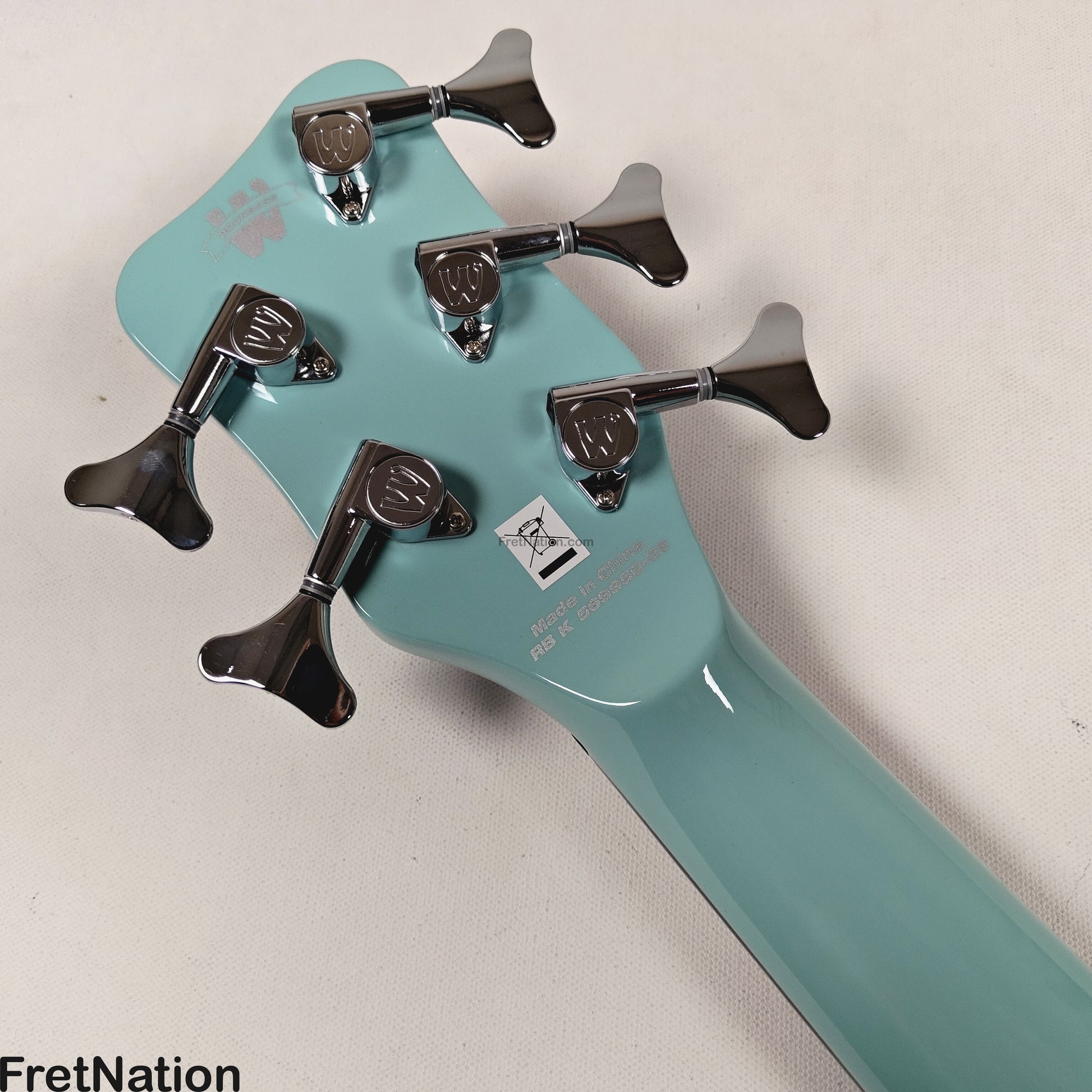 Warwick Warwick RockBass Star Bass 5-String Bass Solid Daphne Blue 8.70lbs #569950-25