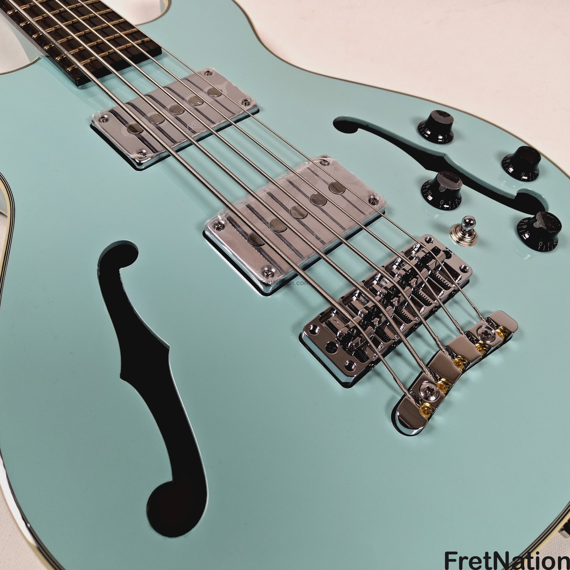 Warwick Warwick RockBass Star Bass 5-String Bass Solid Daphne Blue 8.70lbs #569950-25