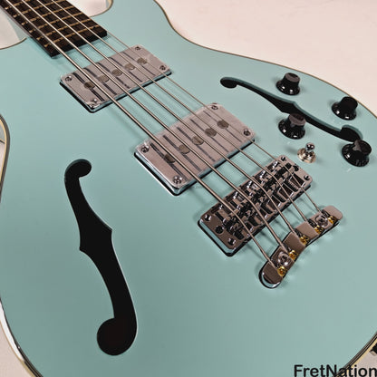 Warwick Warwick RockBass Star Bass 5-String Bass Solid Daphne Blue 8.70lbs #569950-25