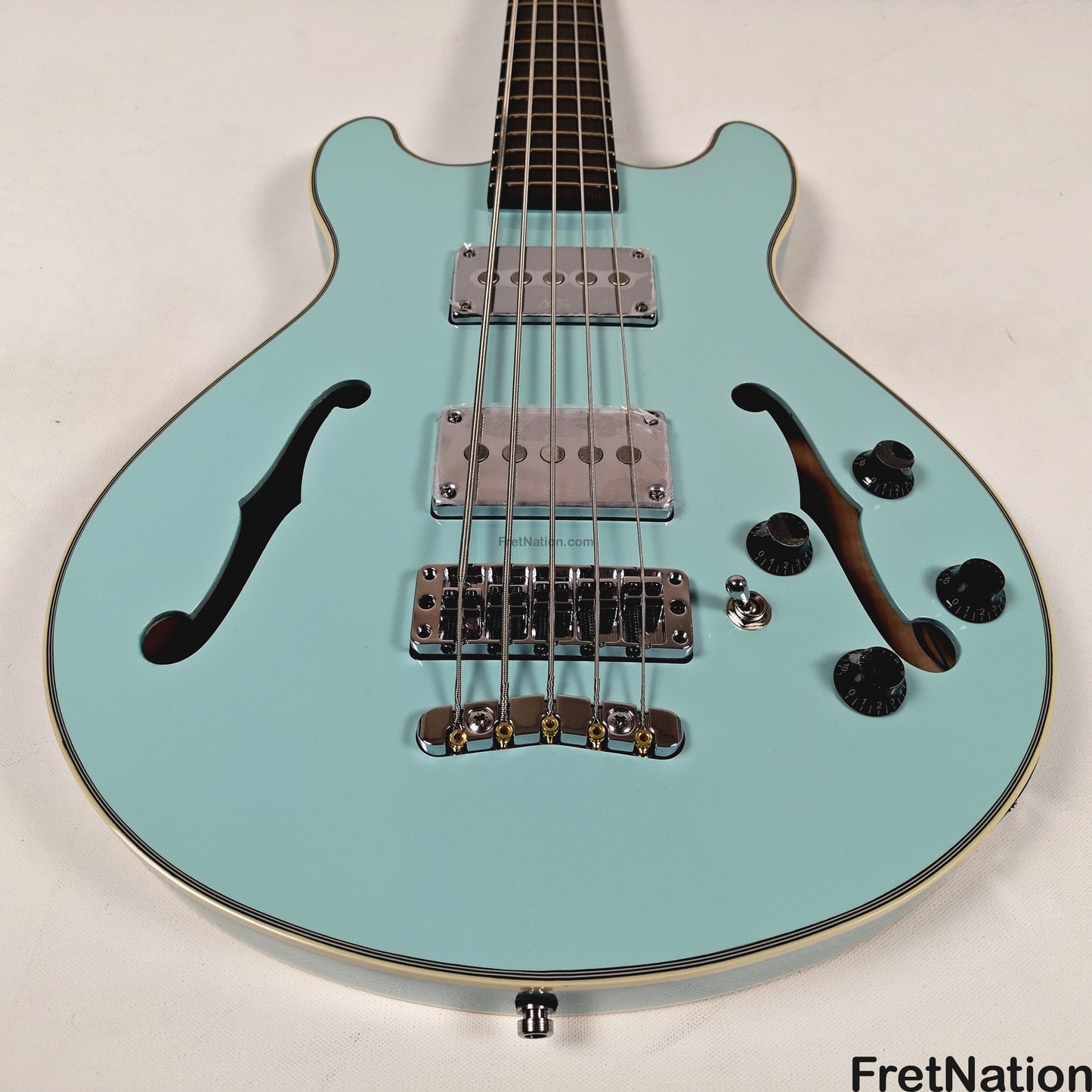 Warwick Warwick RockBass Star Bass 5-String Bass Solid Daphne Blue 8.70lbs #569950-25