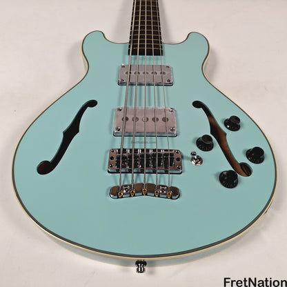 Warwick Warwick RockBass Star Bass 5-String Bass Solid Daphne Blue 8.70lbs #569950-25