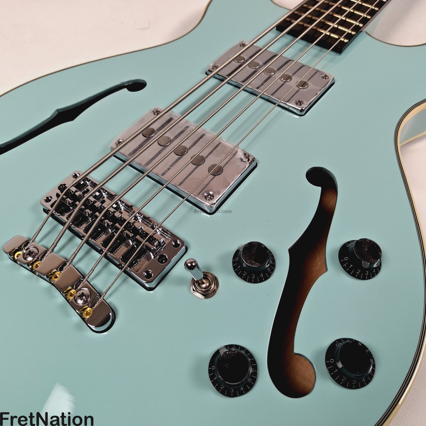 Warwick Warwick RockBass Star Bass 5-String Bass Solid Daphne Blue 8.70lbs #569950-25