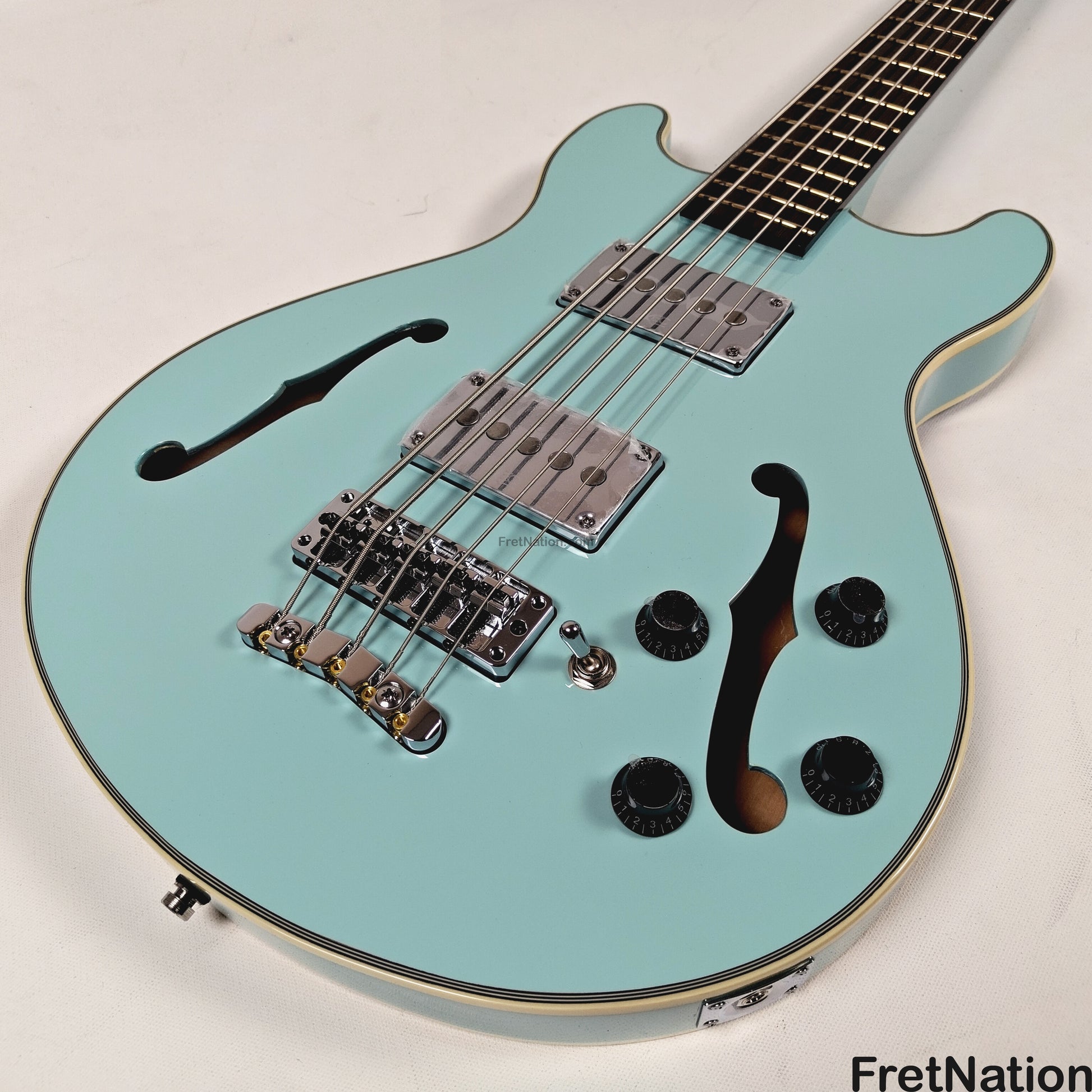 Warwick Warwick RockBass Star Bass 5-String Bass Solid Daphne Blue 8.70lbs #569950-25