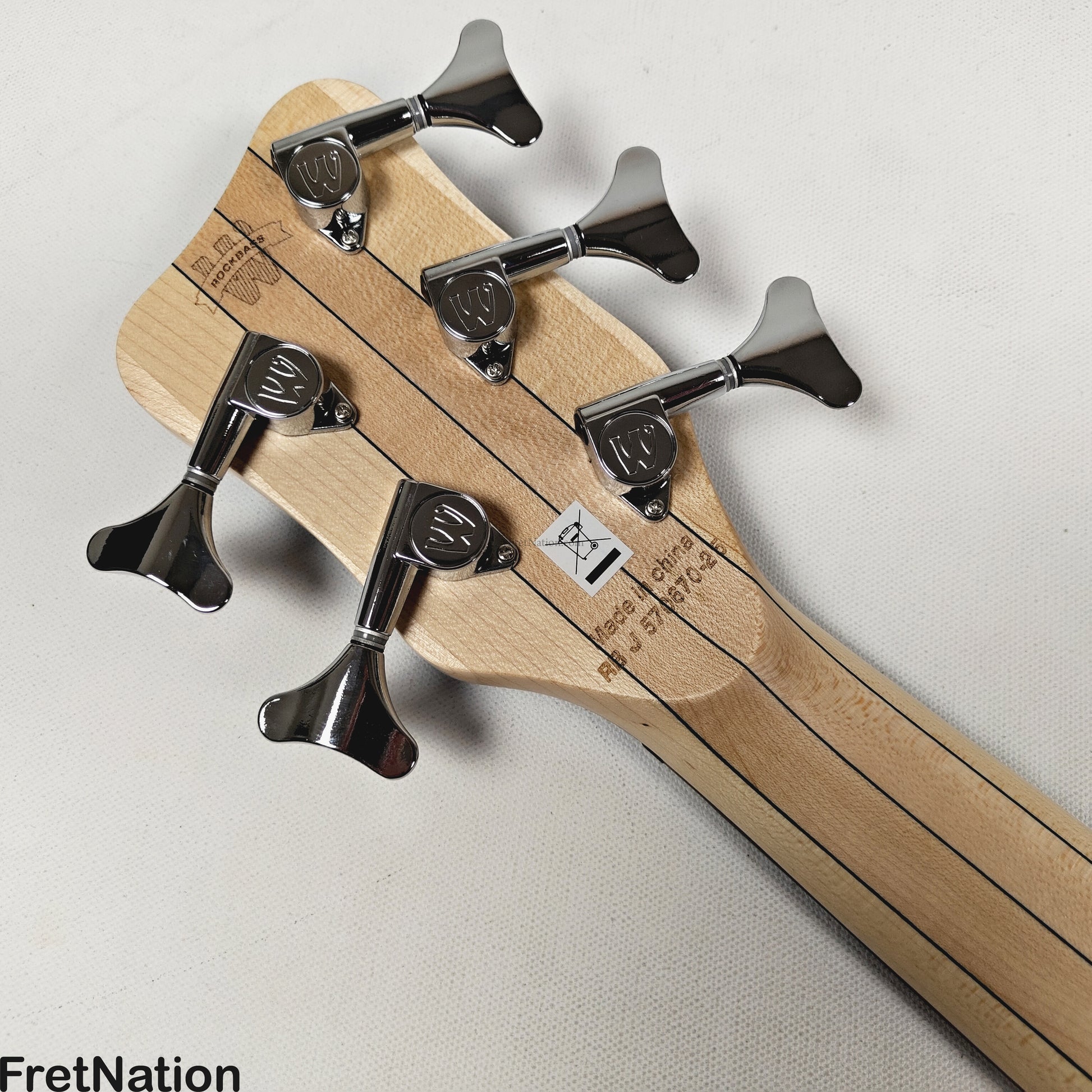 Warwick Warwick RockBass Corvette Basic 5-String Active Bass Nirvana Black Transparent Satin 8.65lbs #570670-25