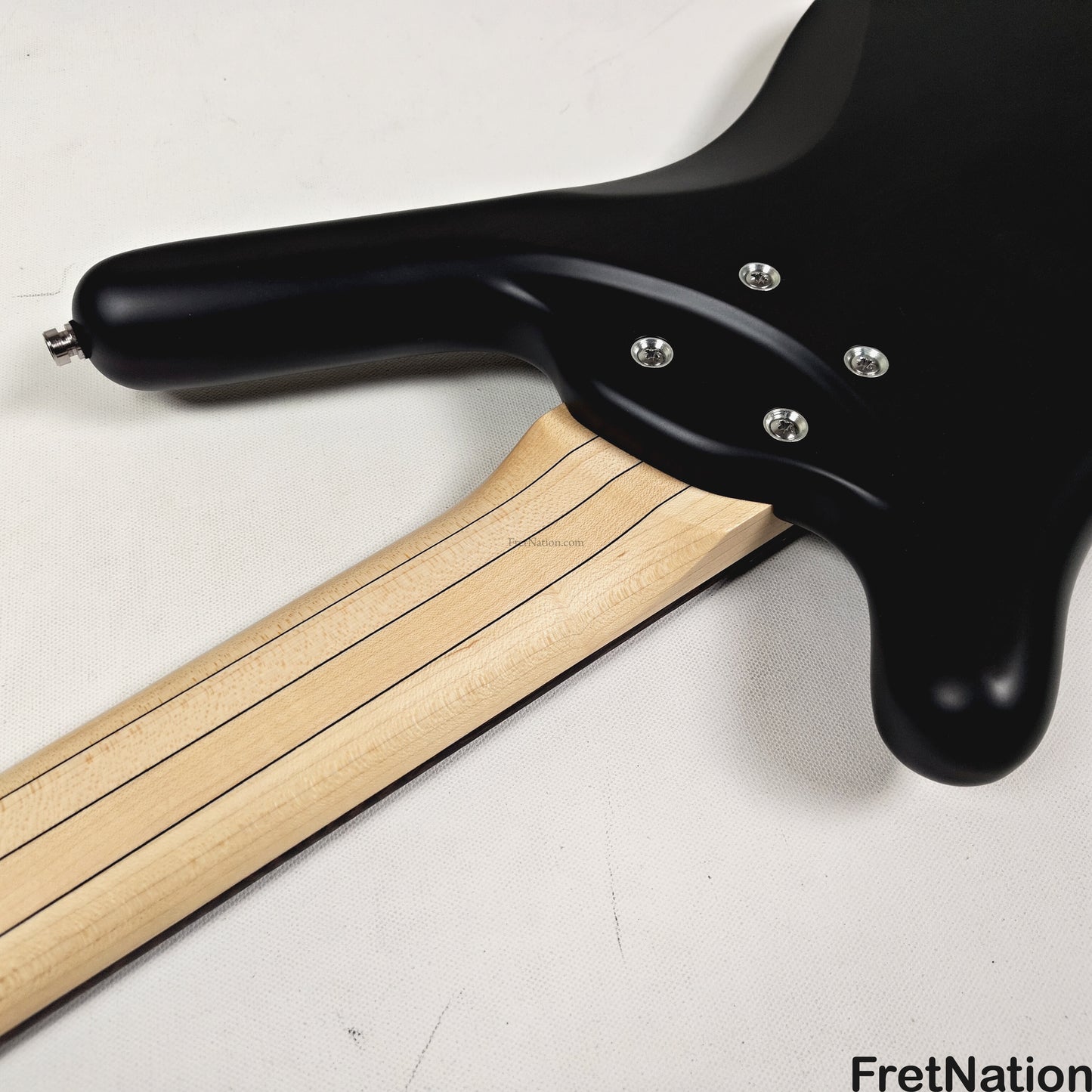 Warwick Warwick RockBass Corvette Basic 5-String Active Bass Nirvana Black Transparent Satin 8.65lbs #570670-25