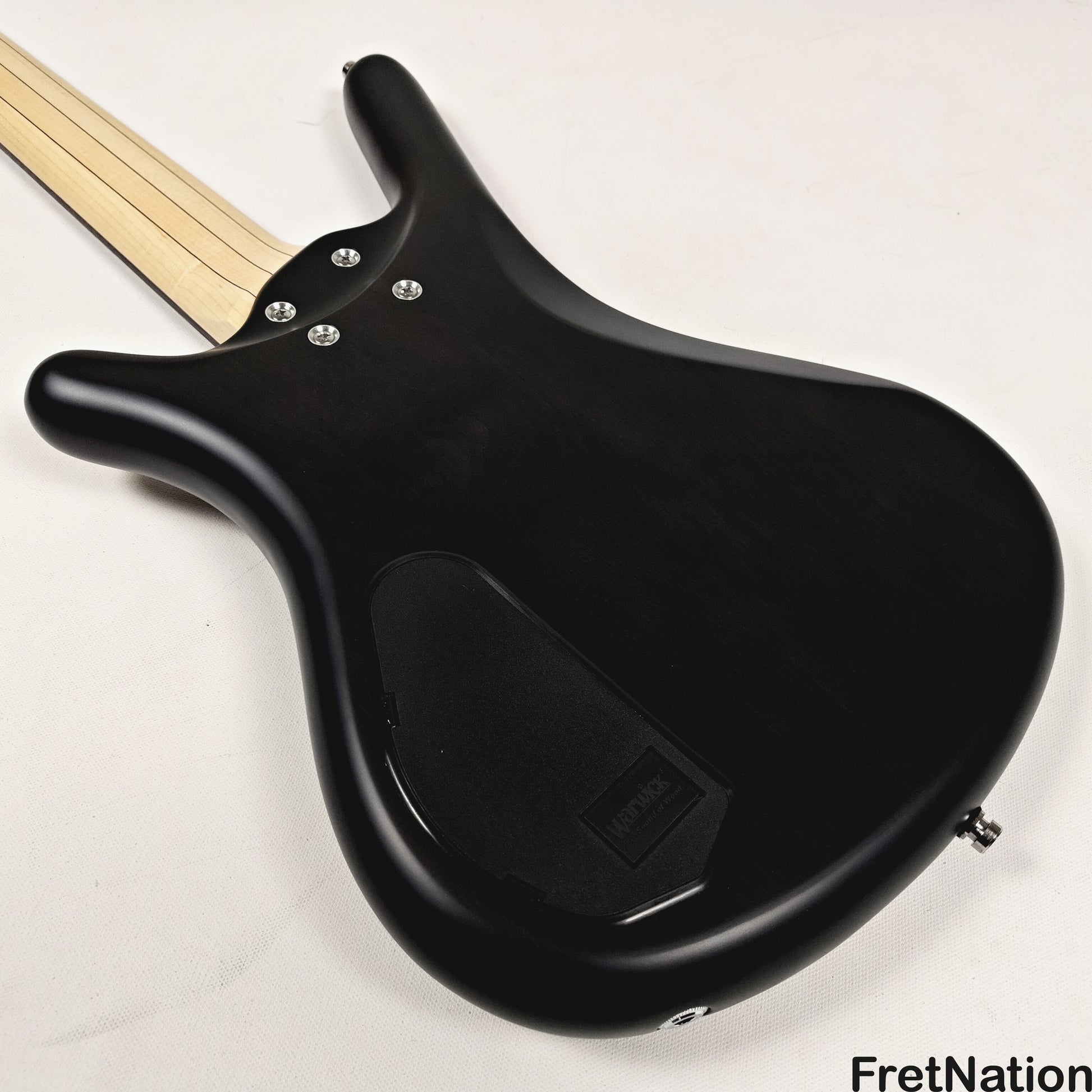 Warwick Warwick RockBass Corvette Basic 5-String Active Bass Nirvana Black Transparent Satin 8.65lbs #570670-25