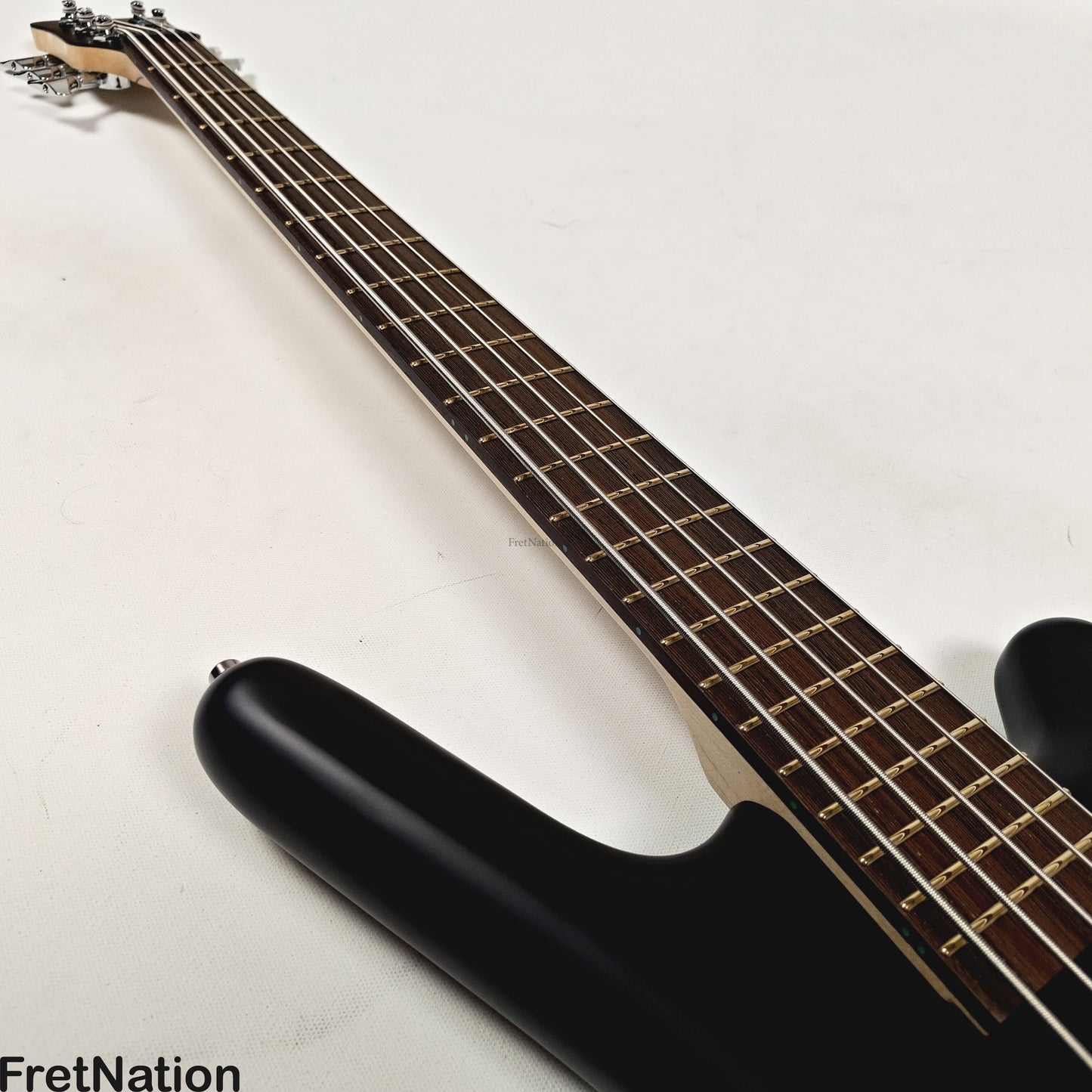 Warwick Warwick RockBass Corvette Basic 5-String Active Bass Nirvana Black Transparent Satin 8.65lbs #570670-25