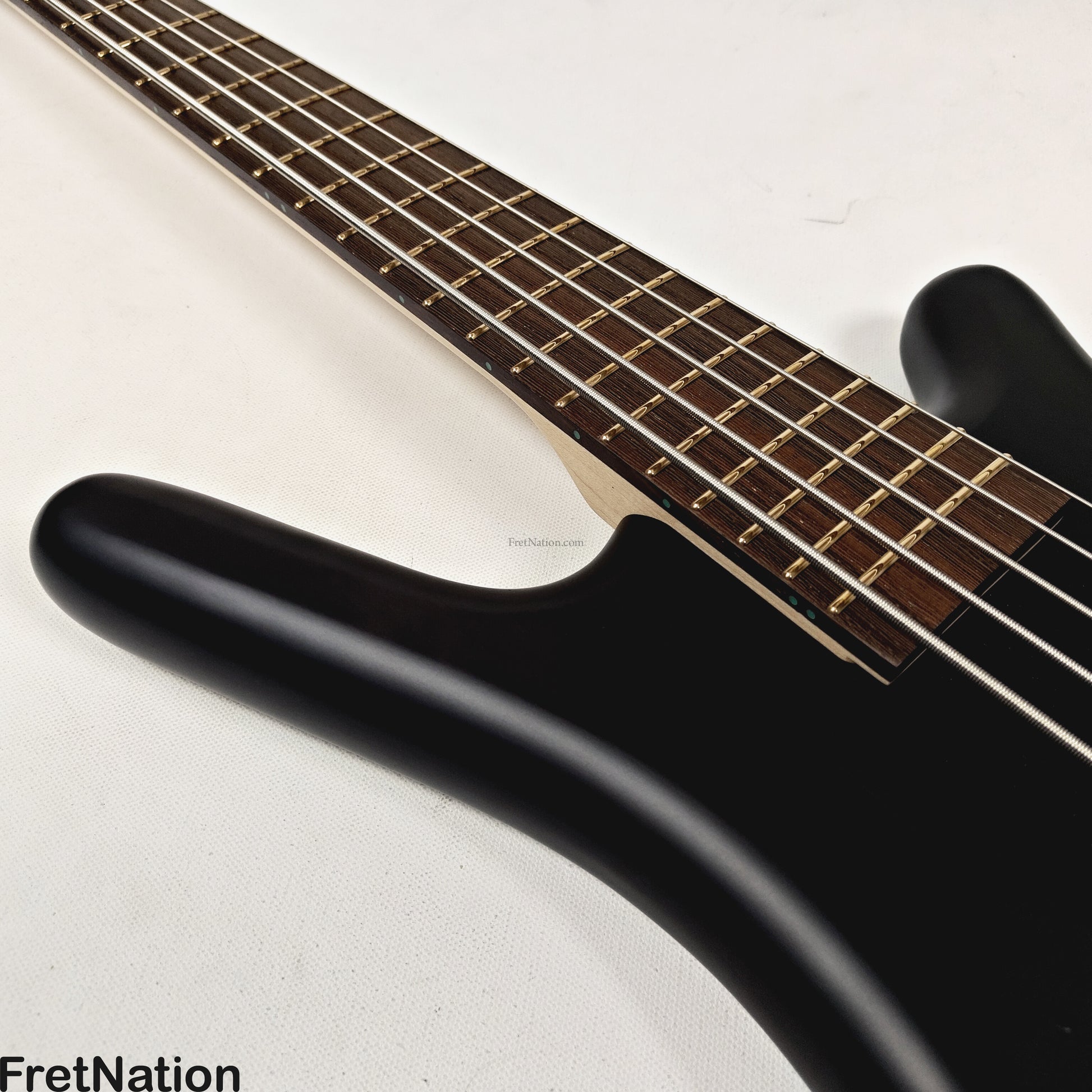 Warwick Warwick RockBass Corvette Basic 5-String Active Bass Nirvana Black Transparent Satin 8.65lbs #570670-25