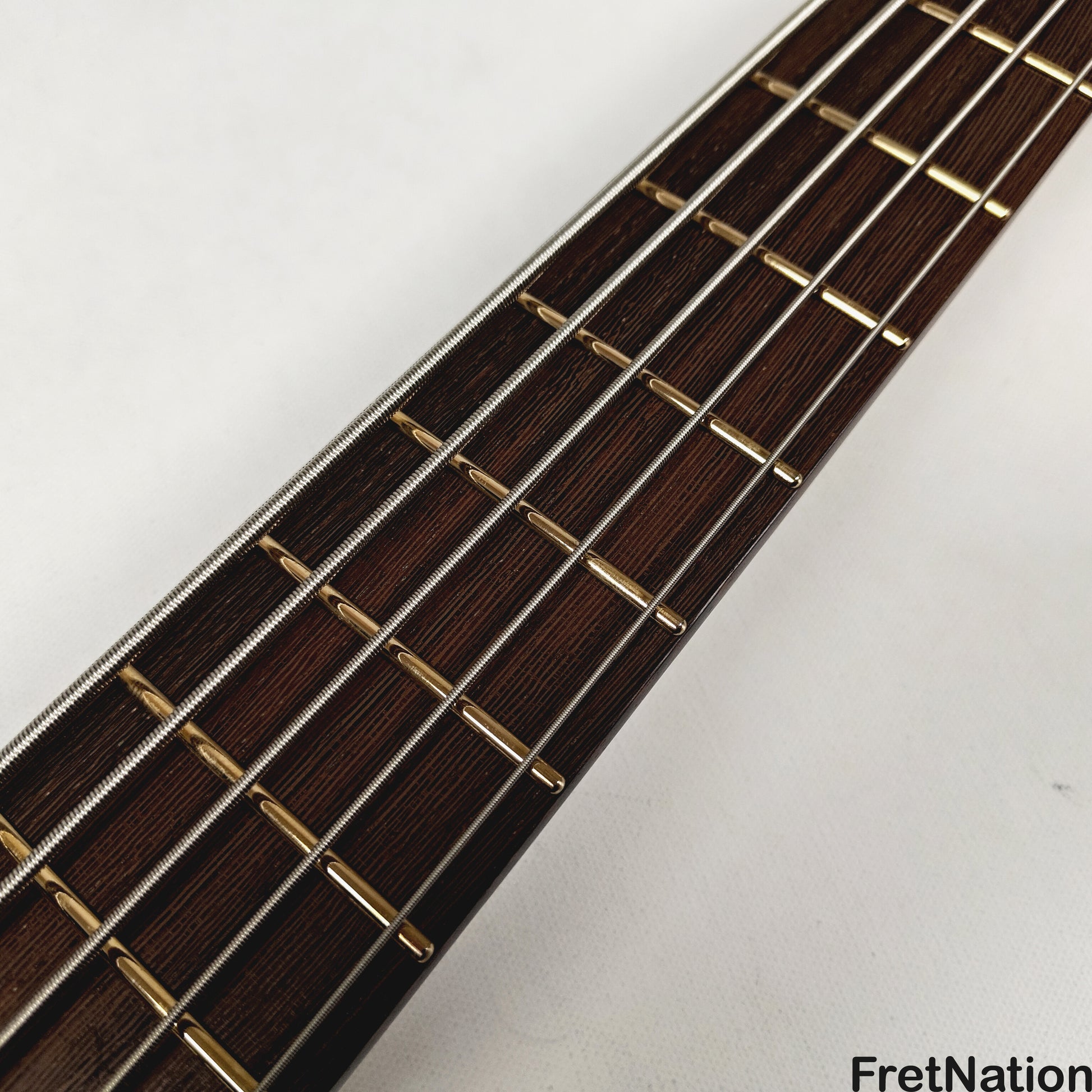 Warwick Warwick RockBass Corvette Basic 5-String Active Bass Nirvana Black Transparent Satin 8.65lbs #570670-25