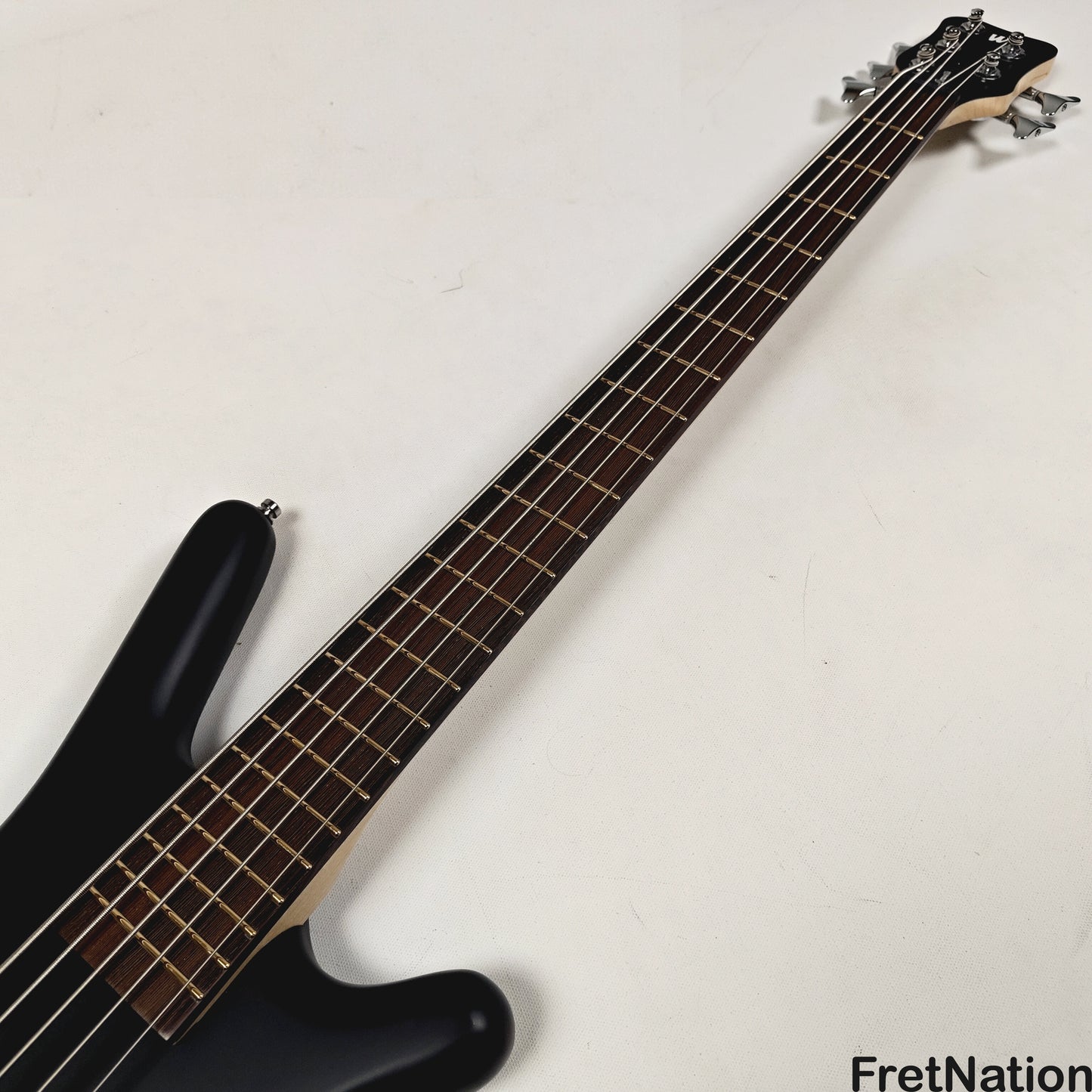 Warwick Warwick RockBass Corvette Basic 5-String Active Bass Nirvana Black Transparent Satin 8.65lbs #570670-25