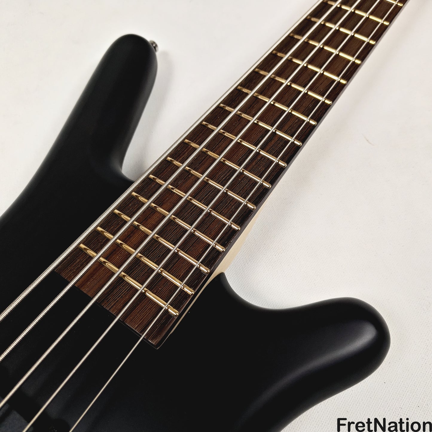 Warwick Warwick RockBass Corvette Basic 5-String Active Bass Nirvana Black Transparent Satin 8.65lbs #570670-25