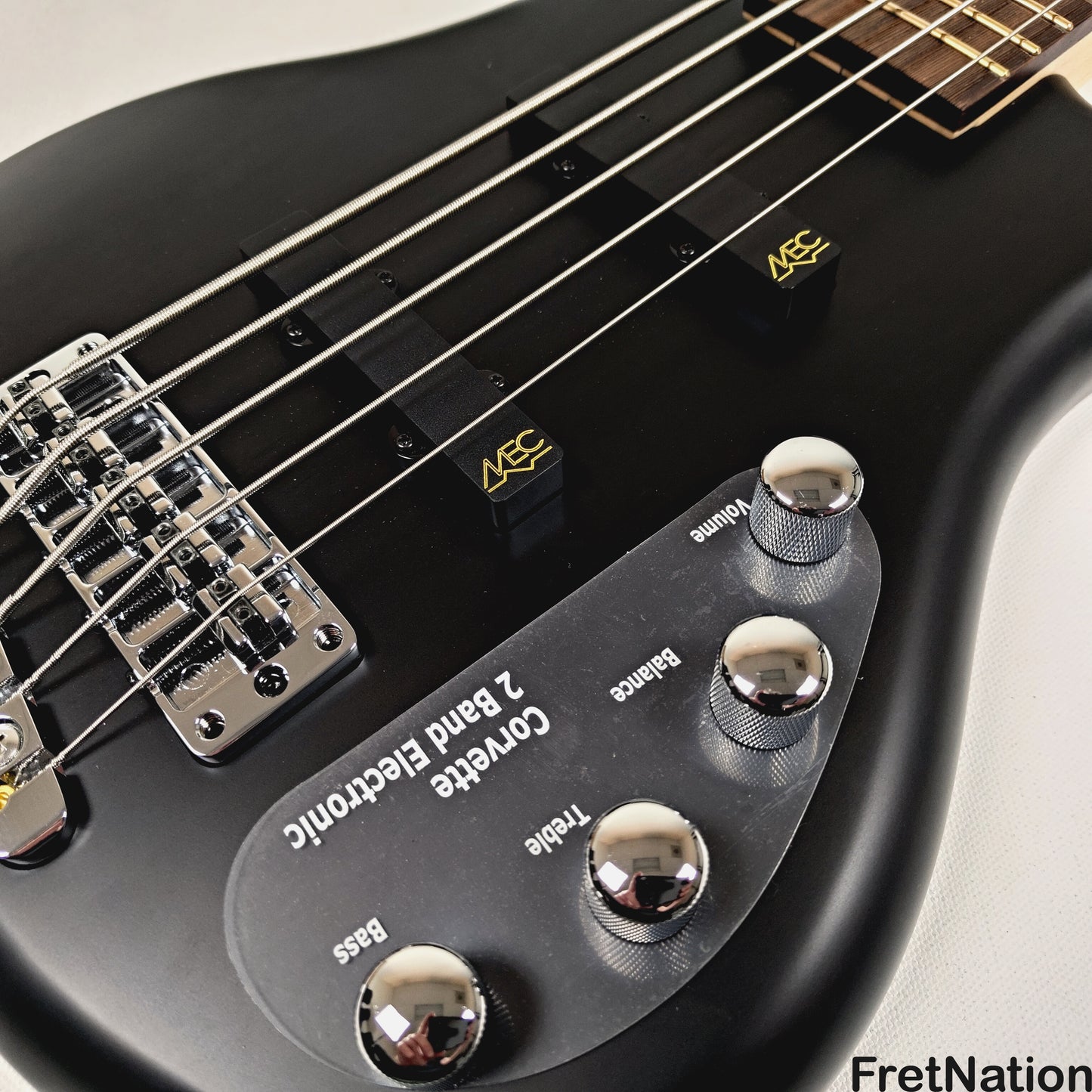 Warwick Warwick RockBass Corvette Basic 5-String Active Bass Nirvana Black Transparent Satin 8.65lbs #570670-25