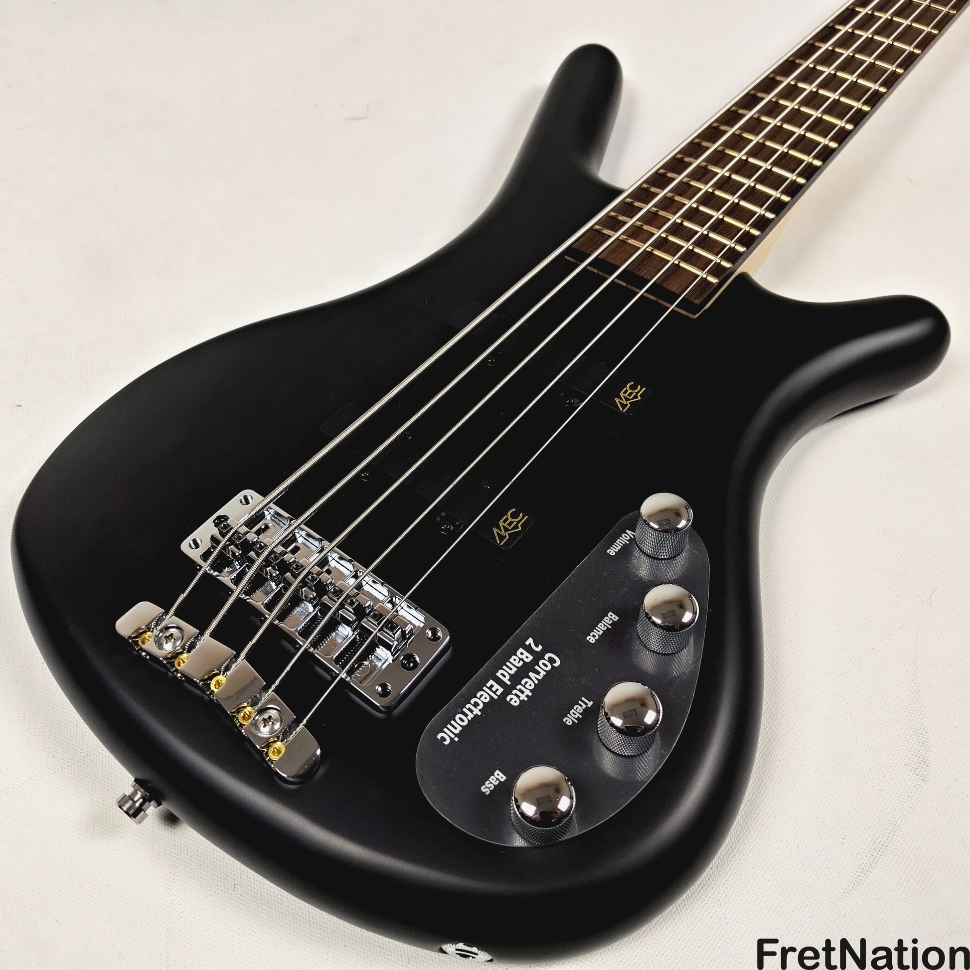Warwick Warwick RockBass Corvette Basic 5-String Active Bass Nirvana Black Transparent Satin 8.65lbs #570670-25