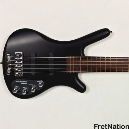 Warwick Warwick RockBass Corvette Basic 5-String Active Bass Nirvana Black Transparent Satin 8.65lbs #570670-25