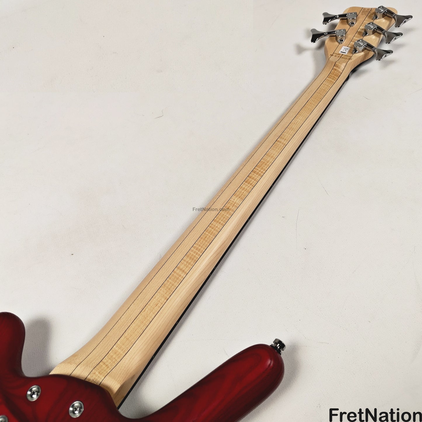 Warwick Warwick RockBass Corvette $$ 5-String Bass Burgundy Red Transparent Satin 10.56lbs #571855-25