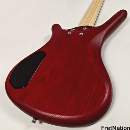 Warwick Warwick RockBass Corvette $$ 5-String Bass Burgundy Red Transparent Satin 10.56lbs #571855-25