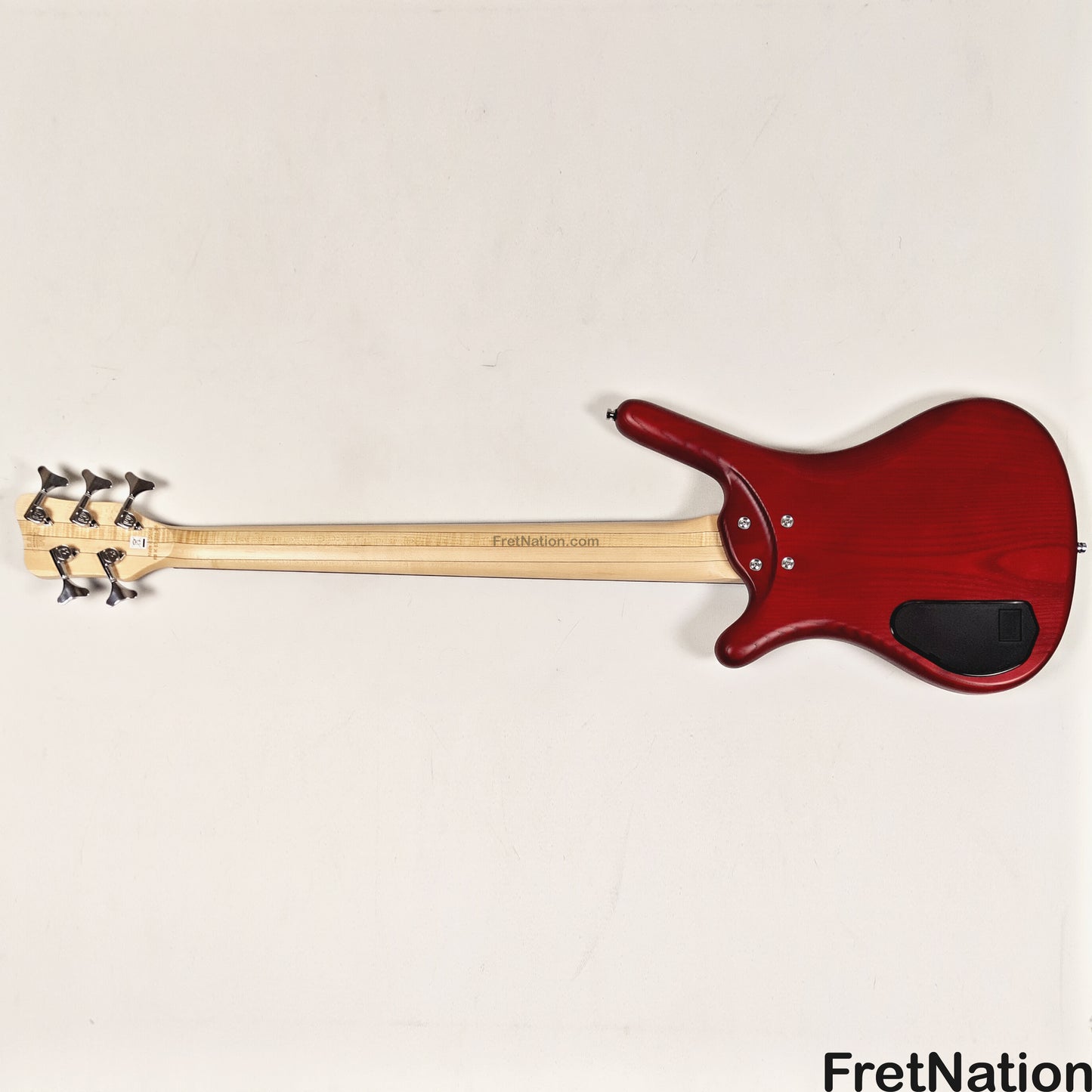 Warwick Warwick RockBass Corvette $$ 5-String Bass Burgundy Red Transparent Satin 10.56lbs #571855-25