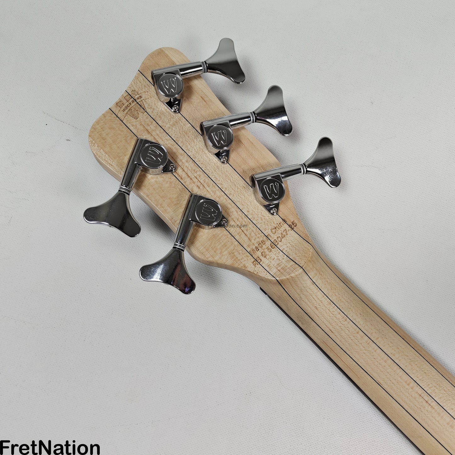 Warwick Warwick RockBass Corvette $$ 5-String Bass Honey Violin 10.10lbs #568047-25 NAMM Display