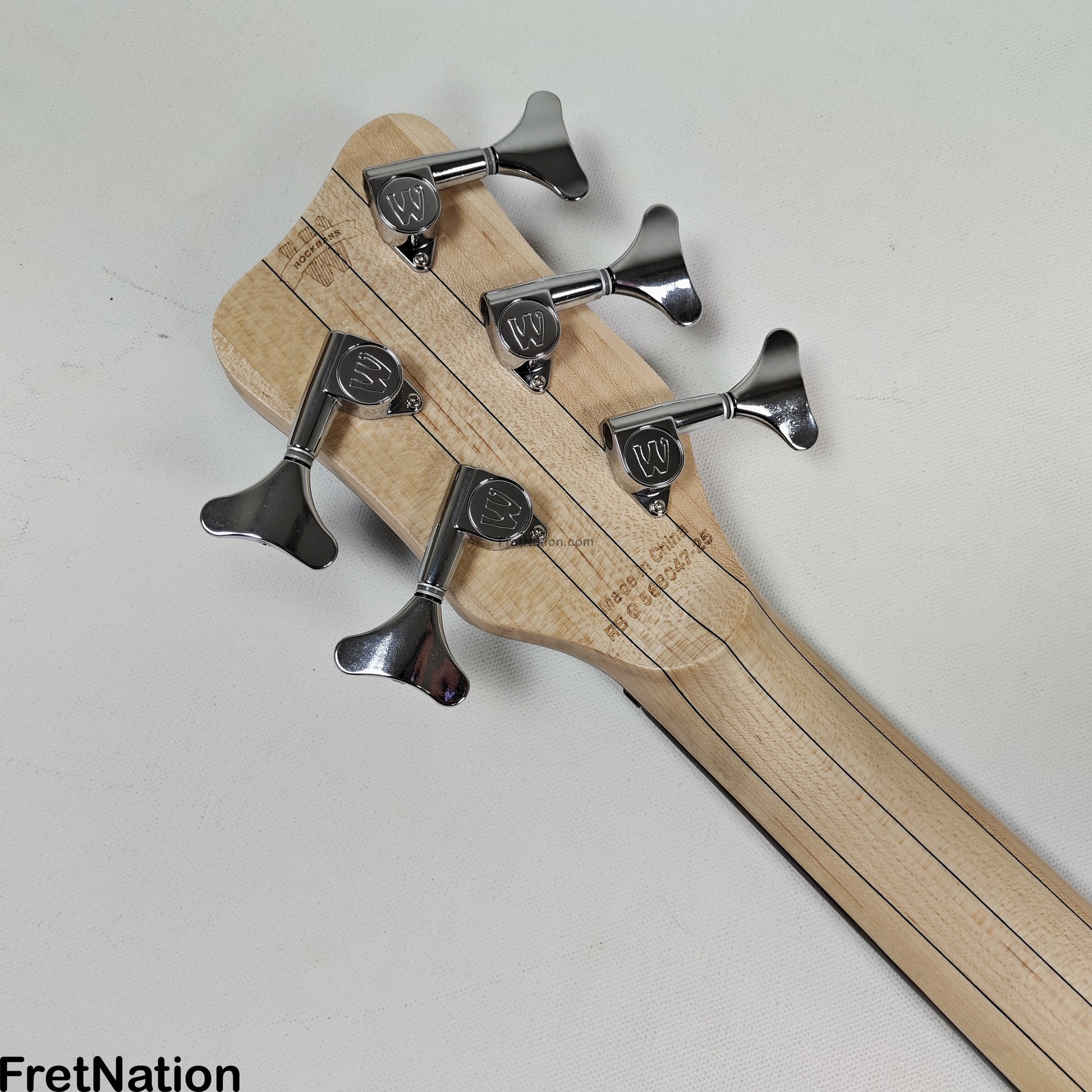 Warwick Warwick RockBass Corvette $$ 5-String Bass Honey Violin 10.10lbs #568047-25 NAMM Display