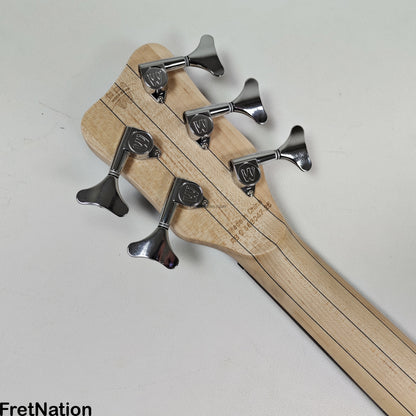 Warwick Warwick RockBass Corvette $$ 5-String Bass Honey Violin 10.10lbs #568047-25 NAMM Display