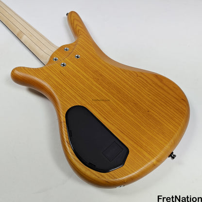 Warwick Warwick RockBass Corvette $$ 5-String Bass Honey Violin 10.10lbs #568047-25 NAMM Display