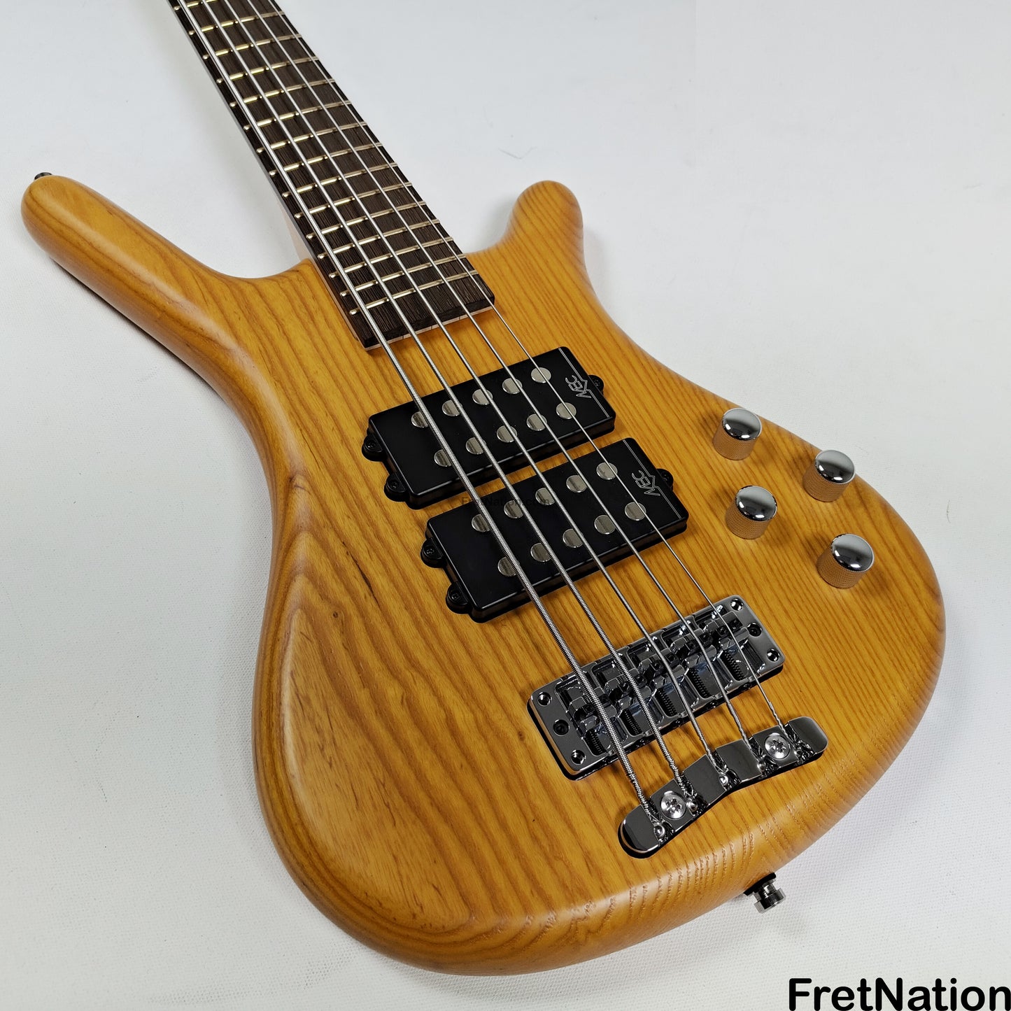 Warwick Warwick RockBass Corvette $$ 5-String Bass Honey Violin 10.10lbs #568047-25 NAMM Display