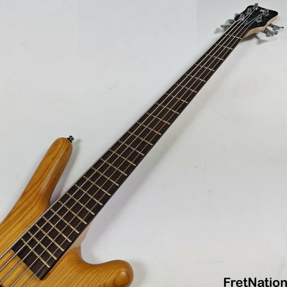 Warwick Warwick RockBass Corvette $$ 5-String Bass Honey Violin 10.10lbs #568047-25 NAMM Display