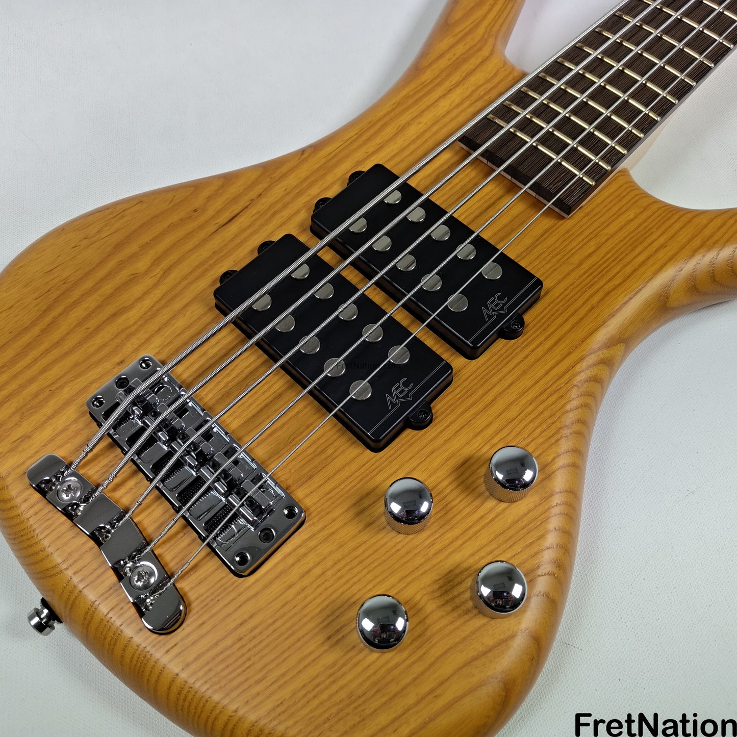 Warwick Warwick RockBass Corvette $$ 5-String Bass Honey Violin 10.10lbs #568047-25 NAMM Display