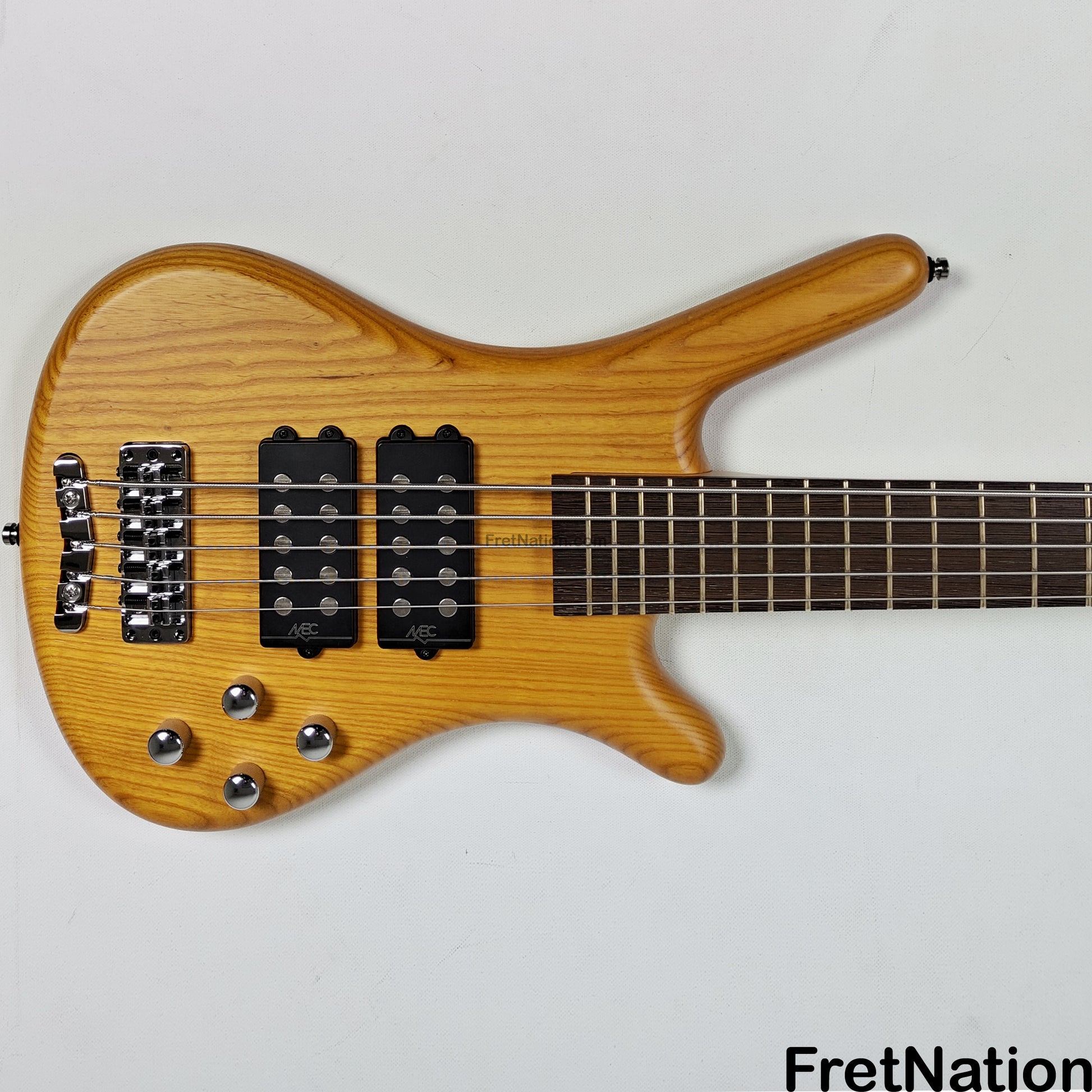 Warwick Warwick RockBass Corvette $$ 5-String Bass Honey Violin 10.10lbs #568047-25 NAMM Display