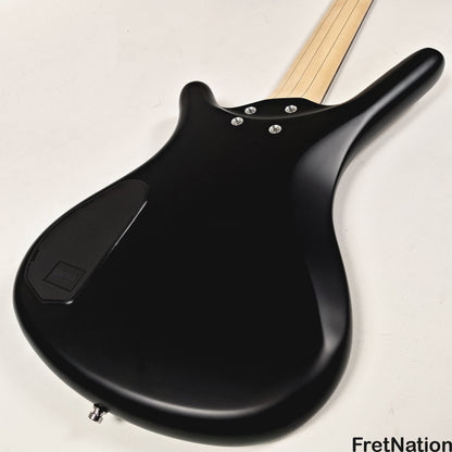 Warwick Warwick RockBass Corvette Multi-Scale 5-String Bass Solid Black 9.34lbs #570856-25