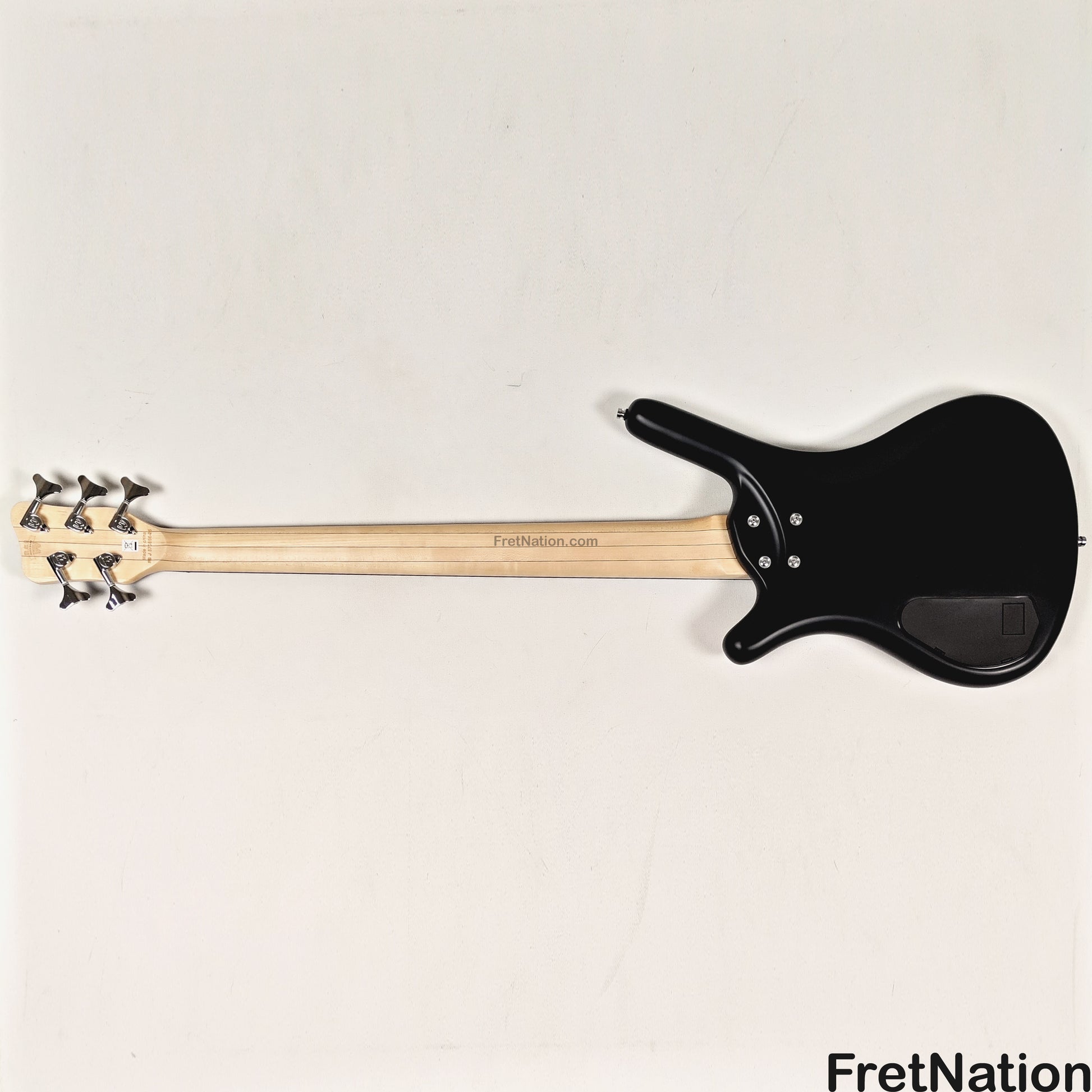 Warwick Warwick RockBass Corvette Multi-Scale 5-String Bass Solid Black 9.34lbs #570856-25