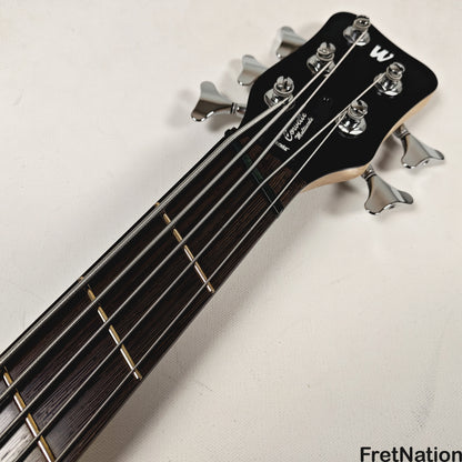 Warwick Warwick RockBass Corvette Multi-Scale 5-String Bass Solid Black 9.34lbs #570856-25