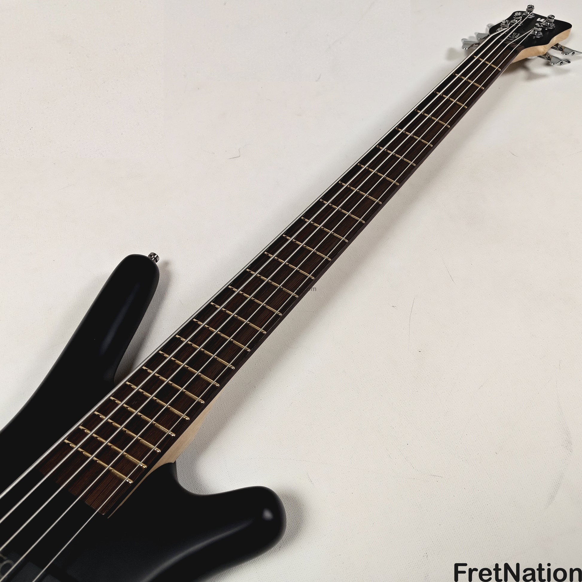 Warwick Warwick RockBass Corvette Multi-Scale 5-String Bass Solid Black 9.34lbs #570856-25
