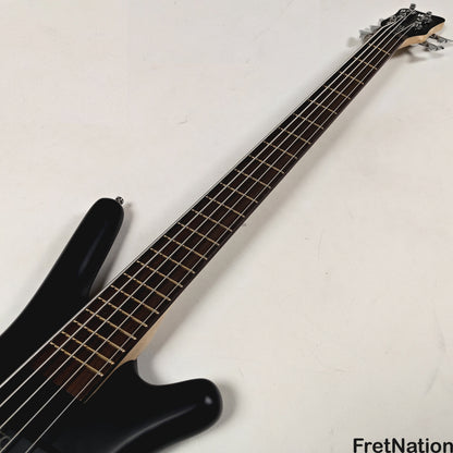 Warwick Warwick RockBass Corvette Multi-Scale 5-String Bass Solid Black 9.34lbs #570856-25