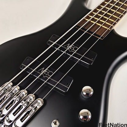 Warwick Warwick RockBass Corvette Multi-Scale 5-String Bass Solid Black 9.34lbs #570856-25
