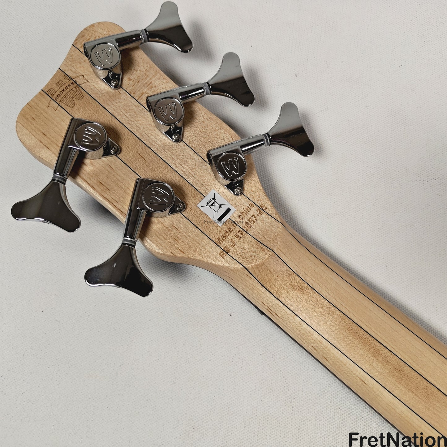 Warwick Warwick RockBass Corvette Multi-Scale 5-String Bass Solid Black 9.32lbs #570857-25