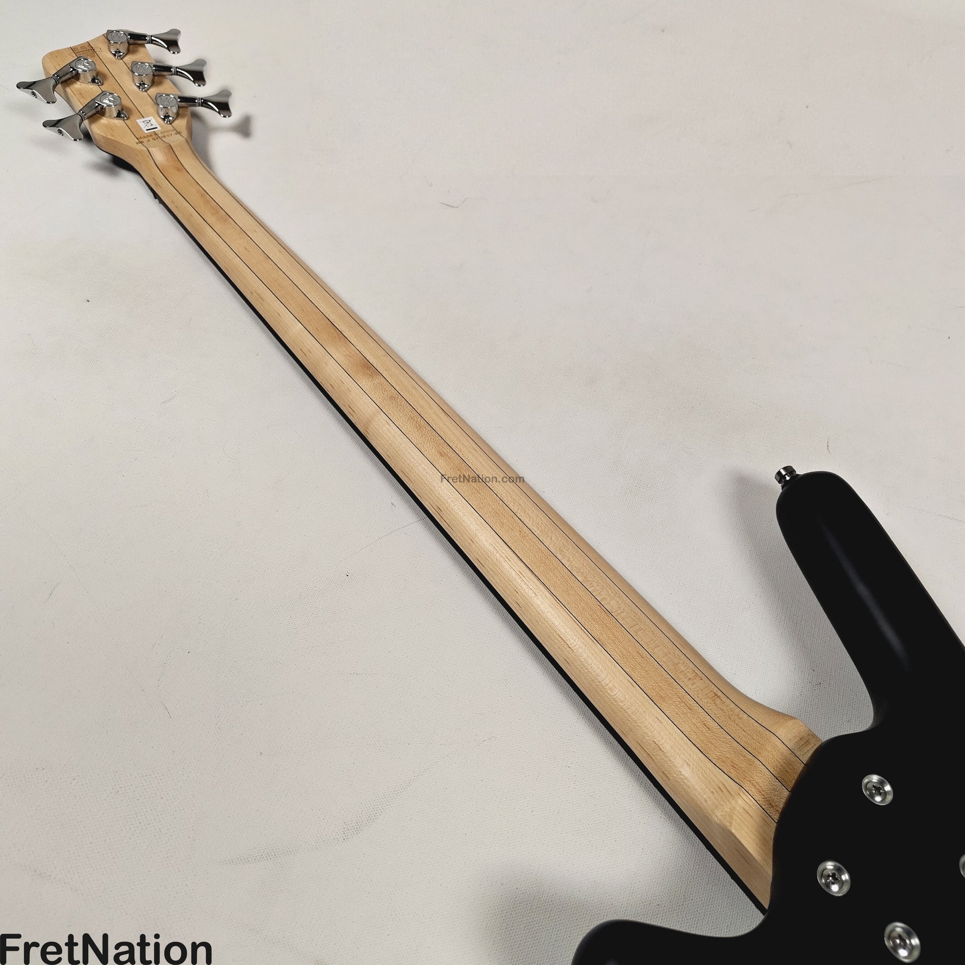 Warwick Warwick RockBass Corvette Multi-Scale 5-String Bass Solid Black 9.32lbs #570857-25