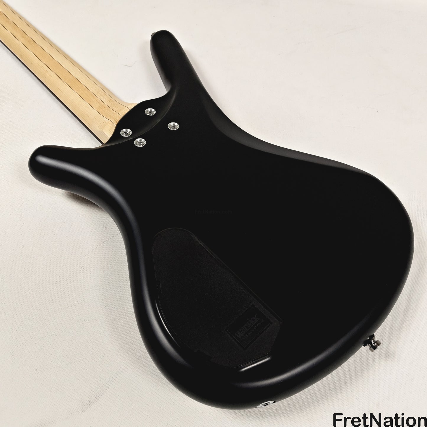 Warwick Warwick RockBass Corvette Multi-Scale 5-String Bass Solid Black 9.32lbs #570857-25