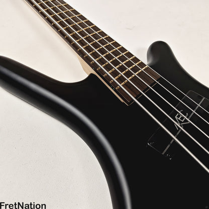 Warwick Warwick RockBass Corvette Multi-Scale 5-String Bass Solid Black 9.32lbs #570857-25