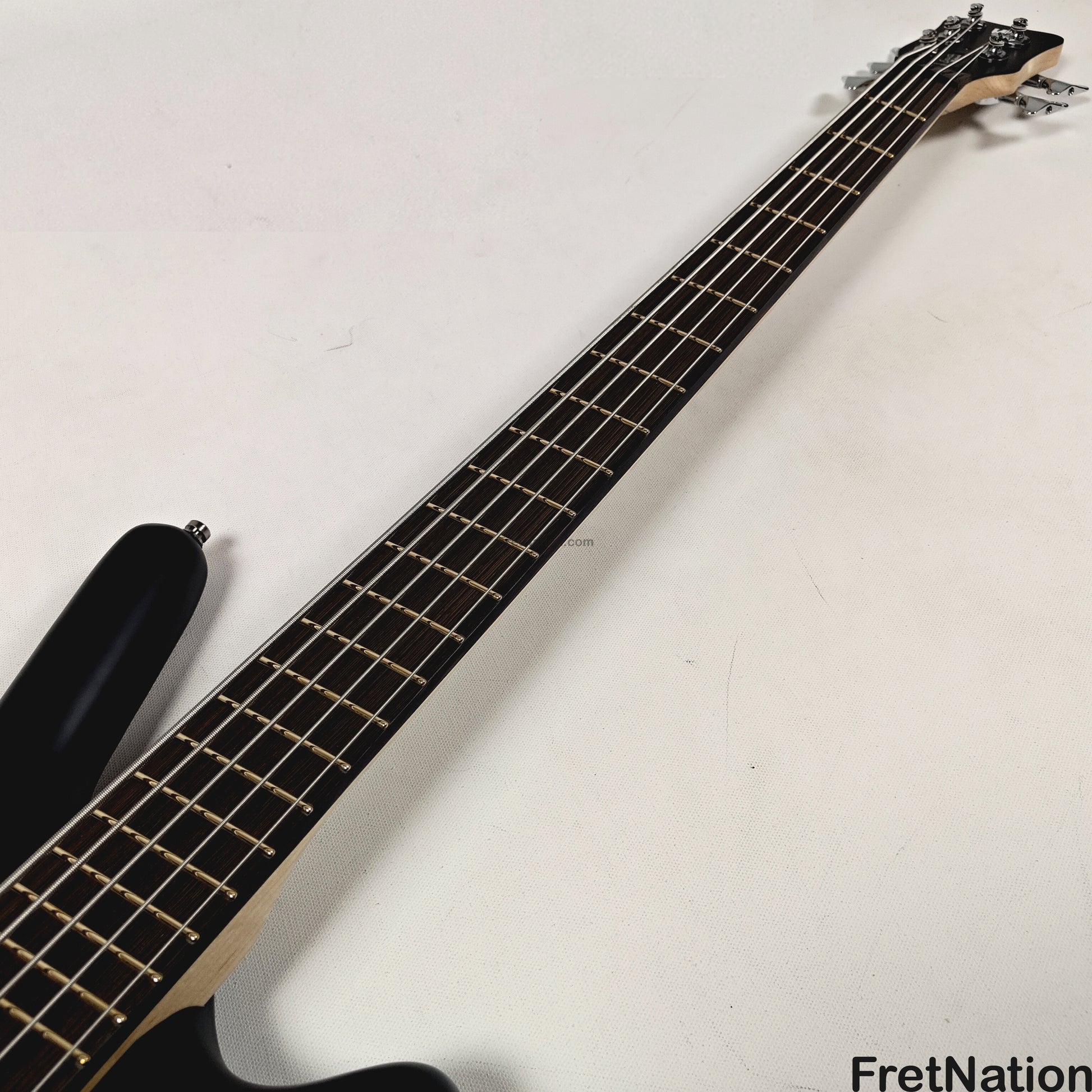 Warwick Warwick RockBass Corvette Multi-Scale 5-String Bass Solid Black 9.32lbs #570857-25
