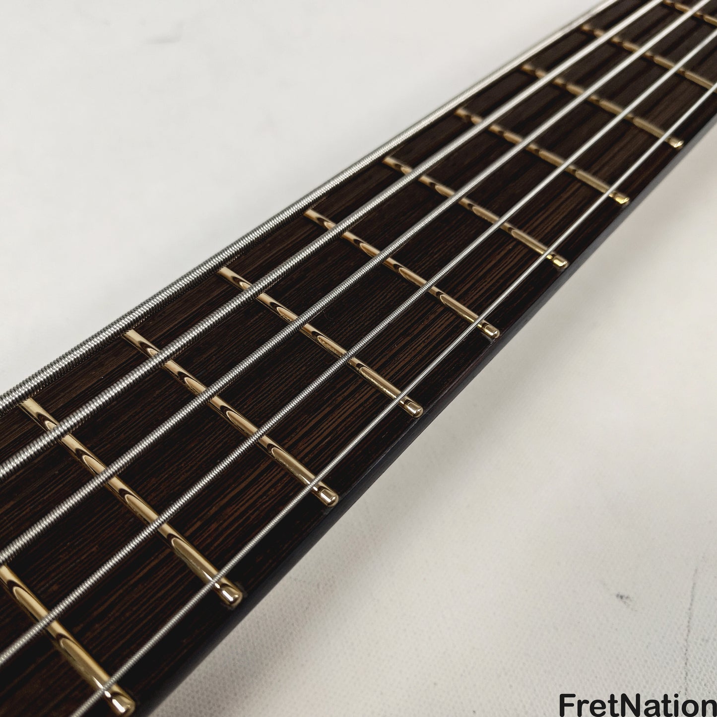 Warwick Warwick RockBass Corvette Multi-Scale 5-String Bass Solid Black 9.32lbs #570857-25
