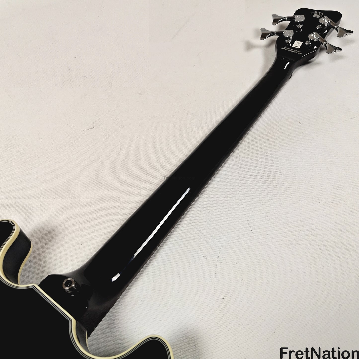 Warwick Warwick RockBass Star Bass 4-String Bass Solid Black 32" Scale 8.04lbs #568194-25