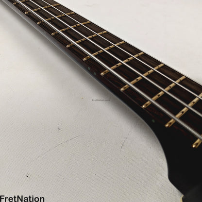 Warwick Warwick RockBass Star Bass 4-String Bass Solid Black 32" Scale 8.04lbs #568194-25