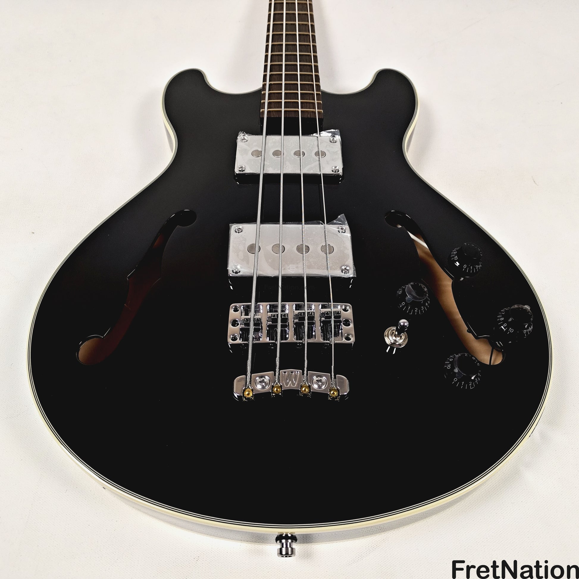 Warwick Warwick RockBass Star Bass 4-String Bass Solid Black 32" Scale 8.04lbs #568194-25