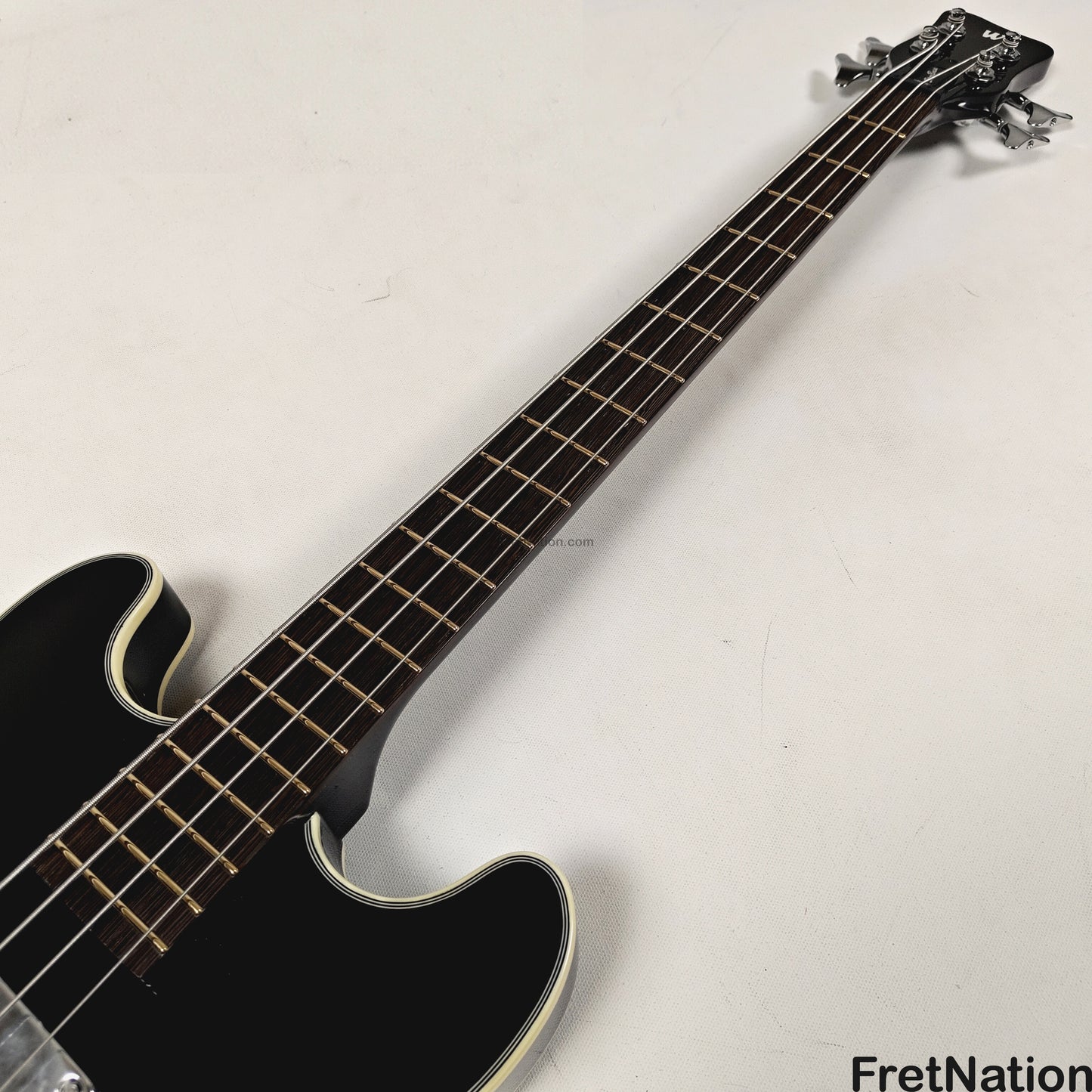 Warwick Warwick RockBass Star Bass 4-String Bass Solid Black 32" Scale 8.04lbs #568194-25