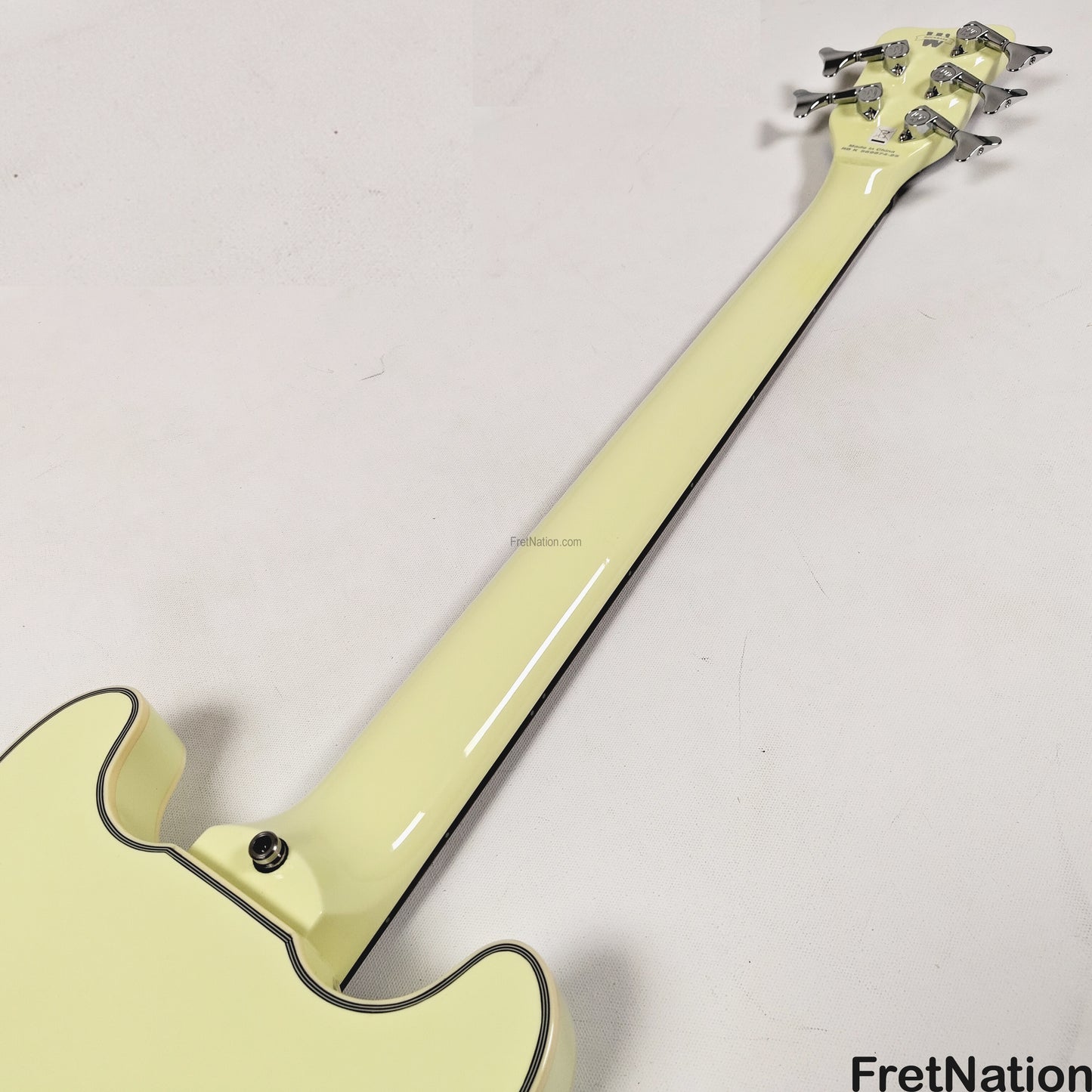 Warwick Warwick RockBass Star Bass 5-String Bass Solid Creme White 8.82lbs #569874-25