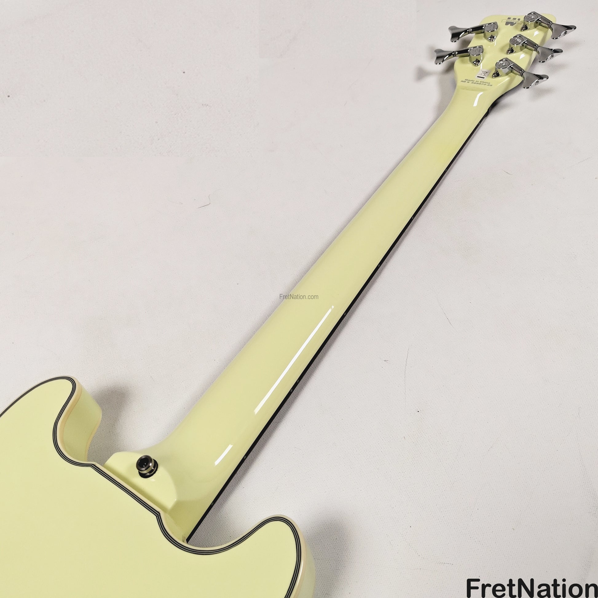 Warwick Warwick RockBass Star Bass 5-String Bass Solid Creme White 8.82lbs #569874-25