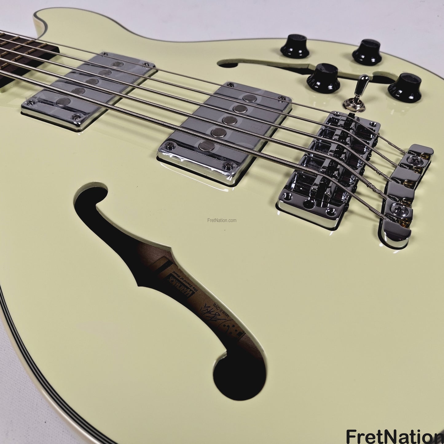 Warwick Warwick RockBass Star Bass 5-String Bass Solid Creme White 8.82lbs #569874-25