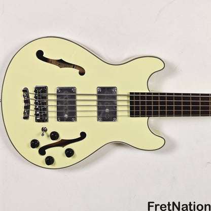 Warwick Warwick RockBass Star Bass 5-String Bass Solid Creme White 8.82lbs #569874-25