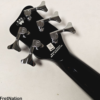 Warwick Warwick RockBass Star Fretless Bass 5-String Bass Solid Black 8.72lbs #569852-25